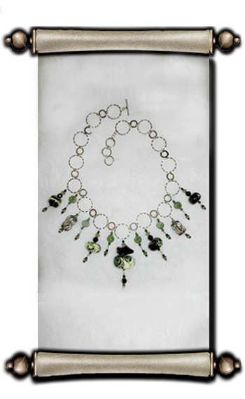 The Kings Daughter Mint Chip Necklace Cascade Collection